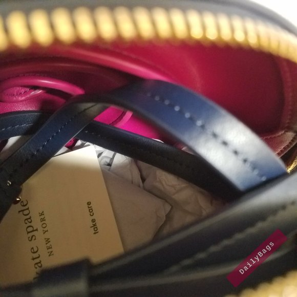 KATE SPADE SNAIL ENCHANTED BLUE CROSSBODY BAG - Picture 6 of 13